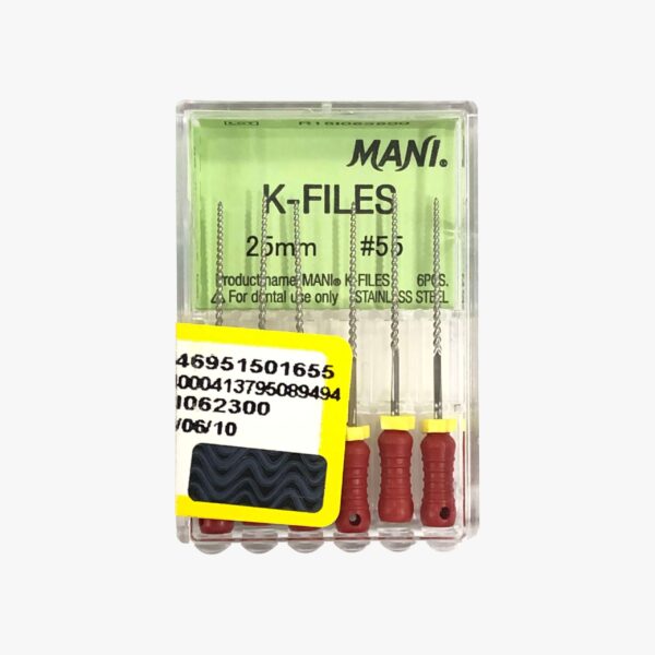 کا فایل دستی مانی Mani K-Files 25mm