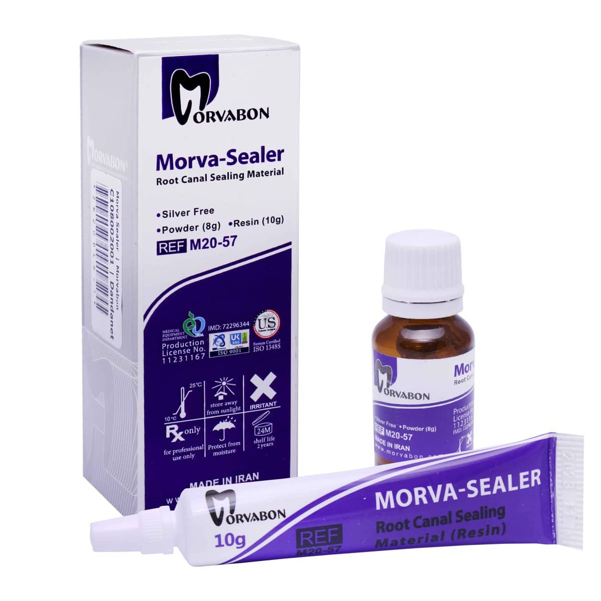 روت-کانال-سیلر-بیس-رزینی سیلر رزینی مروابن Morva Sealer