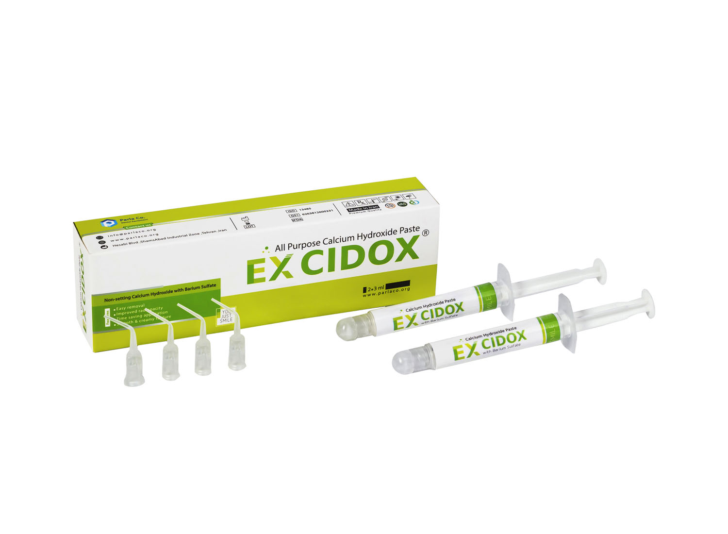 خمیر کلسیم هیدروکساید Ex Cidox